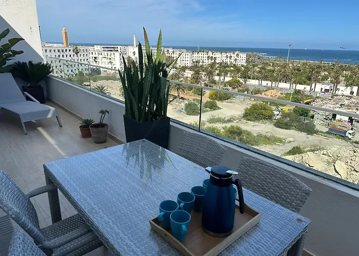 Spacious Apartment In Casablanca With Stunning Sea View
